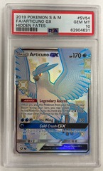 Articuno GX - SV54/SV94 - PSA 10